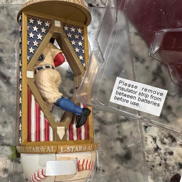 Vintage Heirloom Collection Baseball Ornament in Box Plays Take Me Out Ballgame - Picture 8 of 16